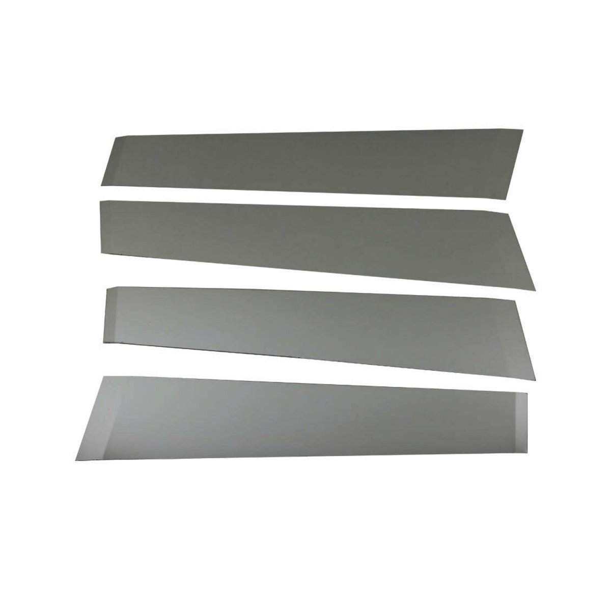 Toyota C-HR Pillar Trims - Omac - S.Steel - Gloss Dark - 2018-2022 Toyota C-HR Pillar Trims - Omac - S.Steel - Gloss Dark - 2018-2022